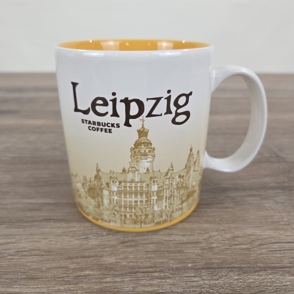 Starbucks 2013 Leipzig Germany Global Icon Collector Series Coffee Cup Mug 16oz